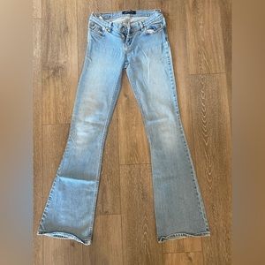 London Jean for Victorias Secret size 6 with 34” inseam in Ultra sexy flare cut